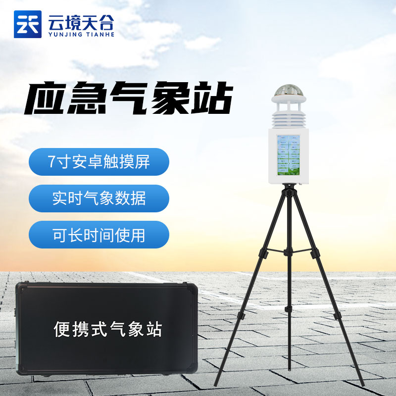 山東天合便攜式氣象站帶屏幕嗎？